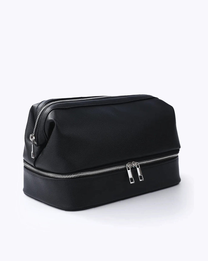 Vegan Leather Toiletry Bag