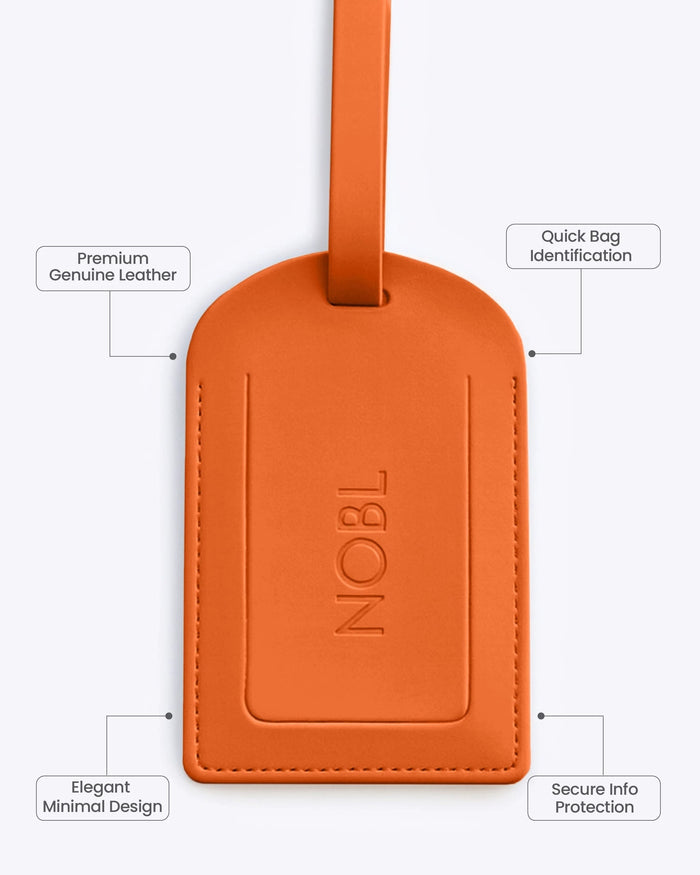 Leather Luggage Tag