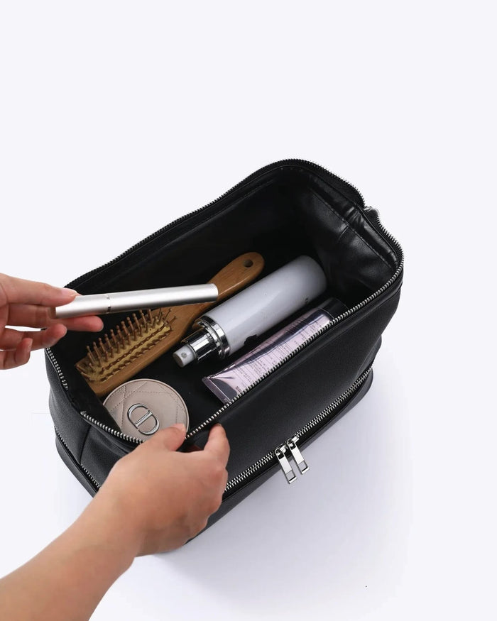 Vegan Leather Toiletry Bag